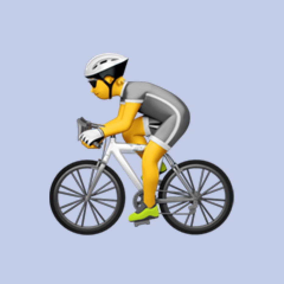 Bicyclist emoji