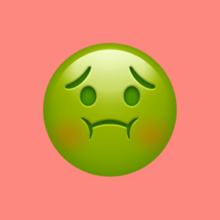 Nauseated Face Emoji
