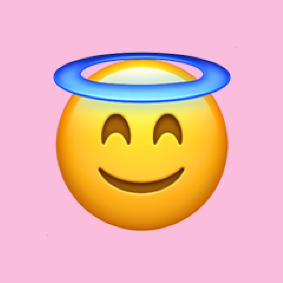 Smiling Face with Halo emoji