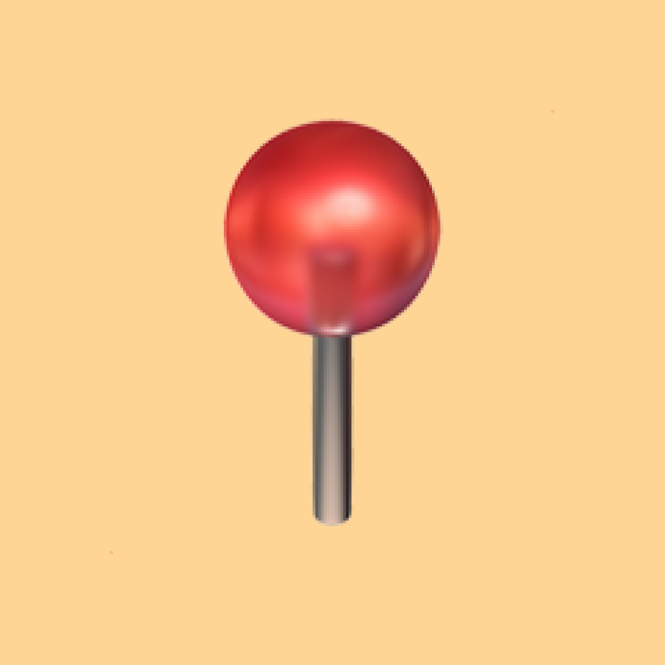 Round Pushpin emoji