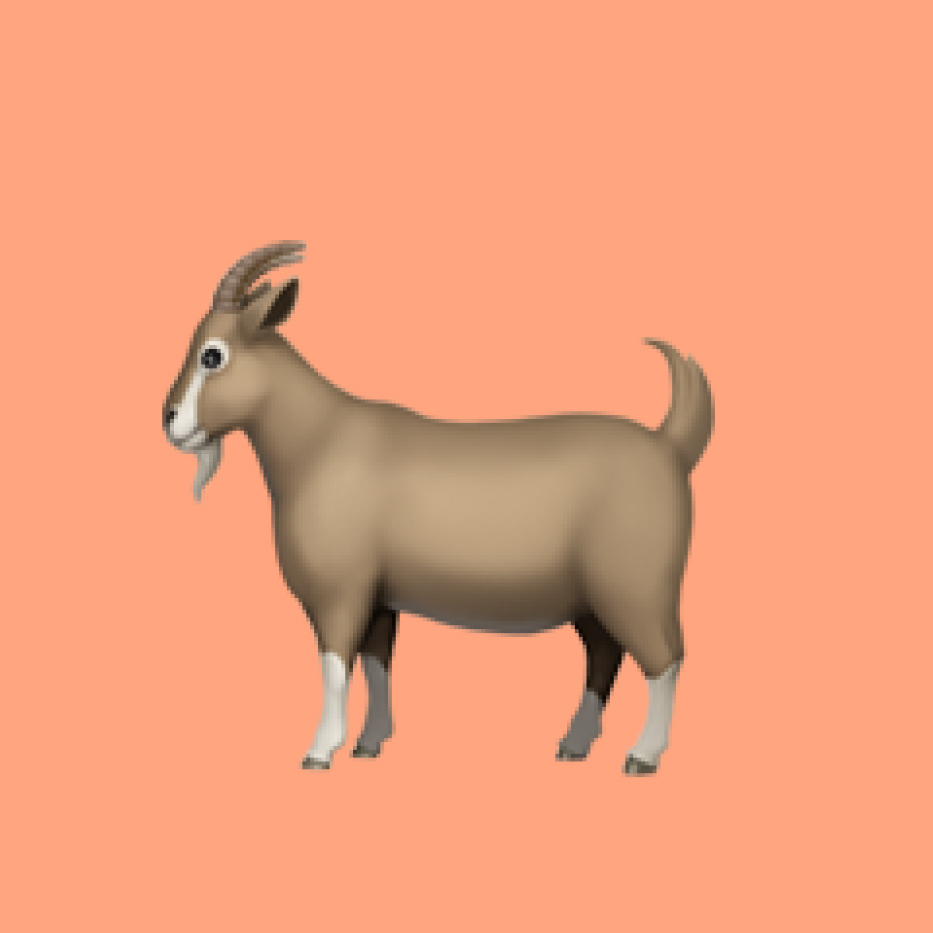 Goat emoji