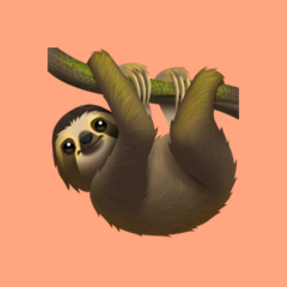 Sloth emoji