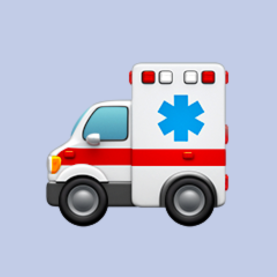 Ambulance emoji