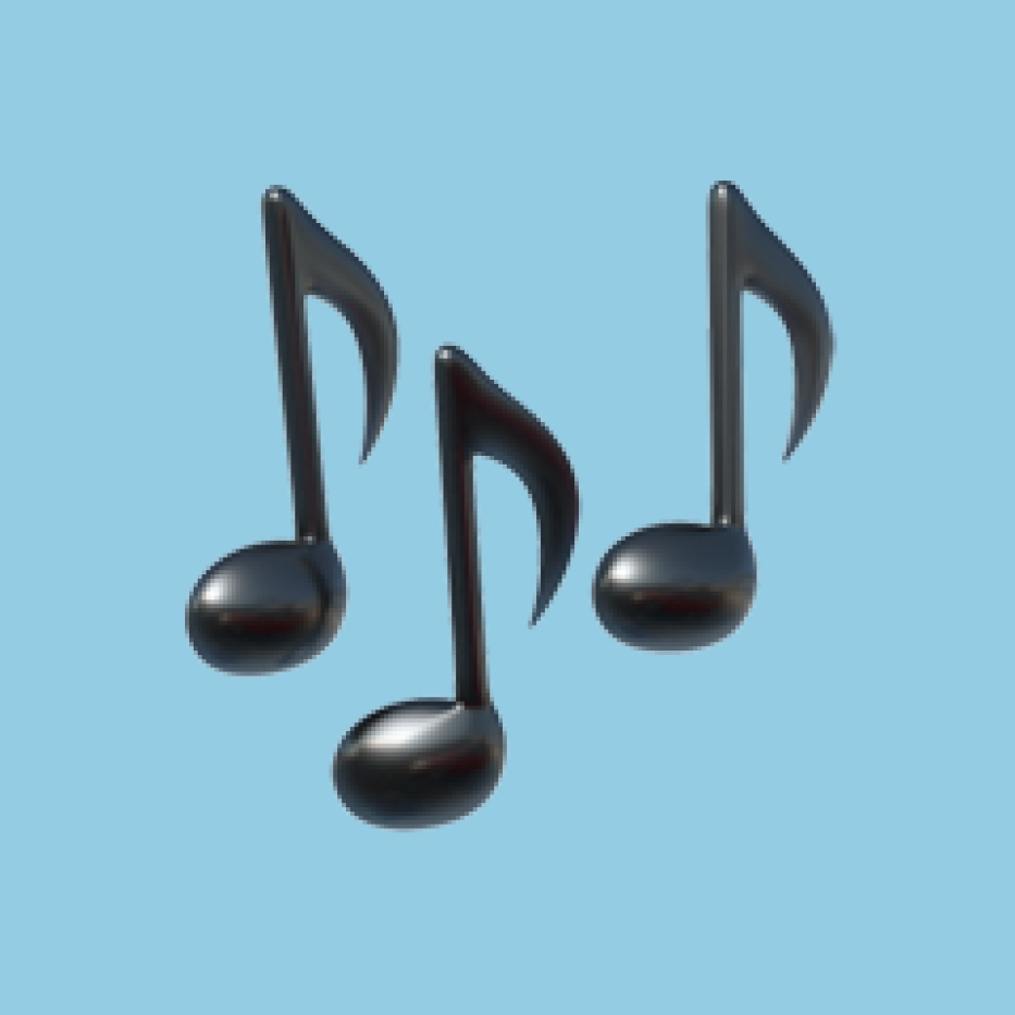 Musical notes emoji