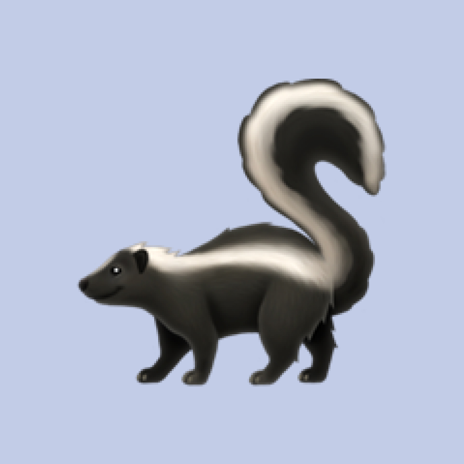 Skunk emoji