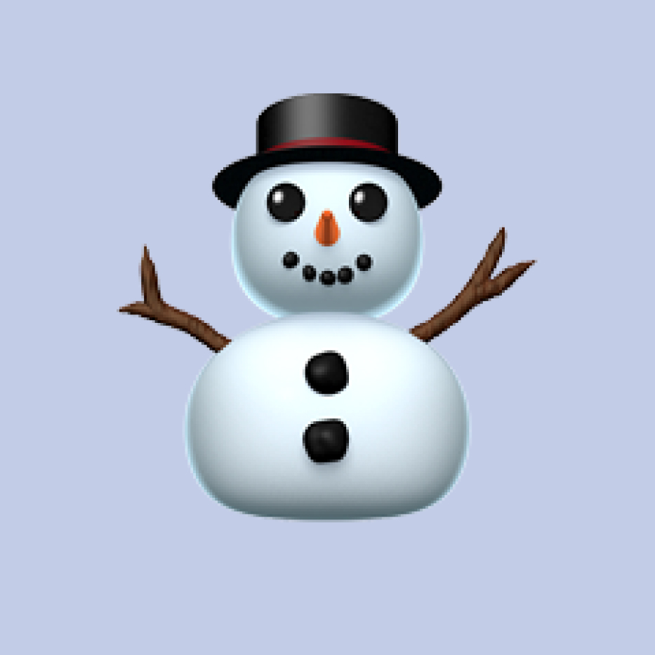 Snowman emoji