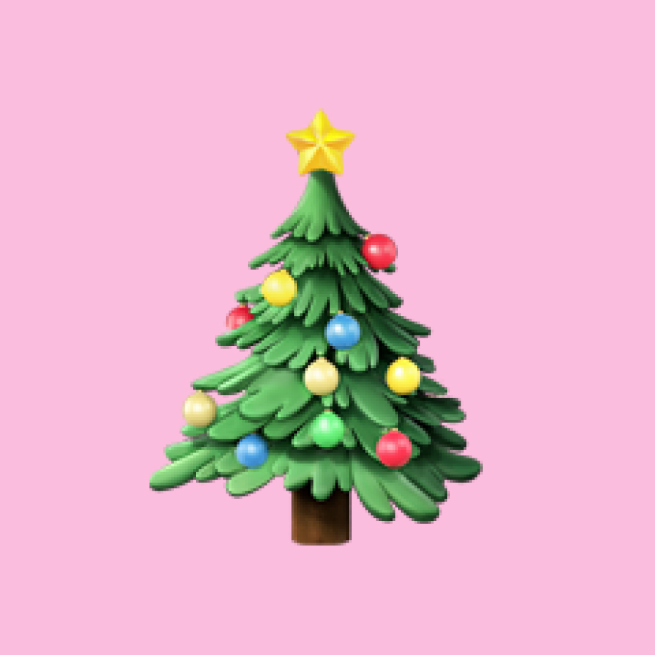 Christmas tree emoji