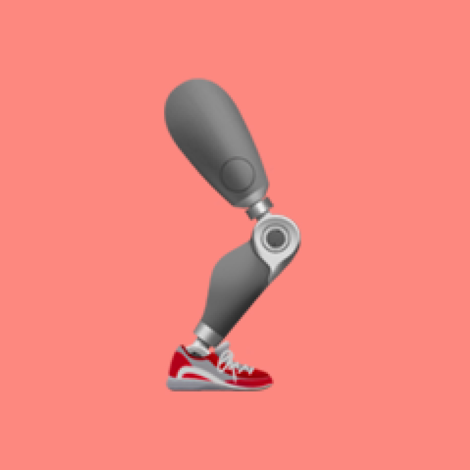 Mechanical leg emoji