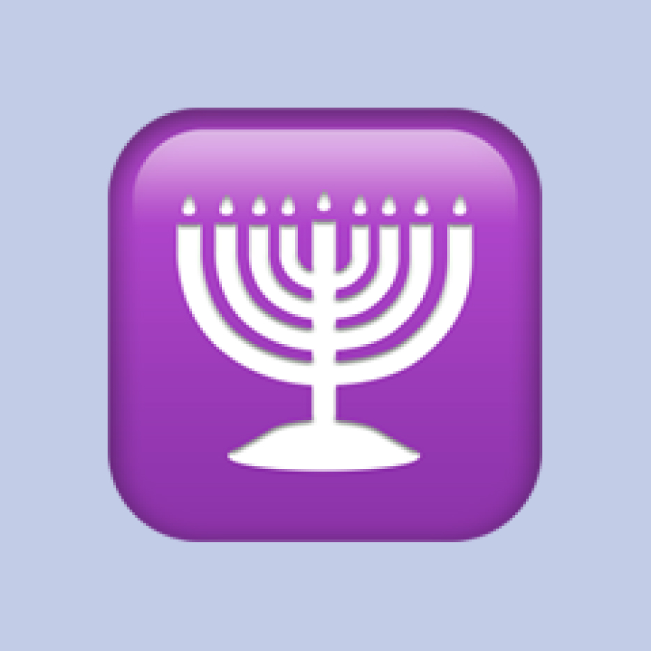 Menorah emoji