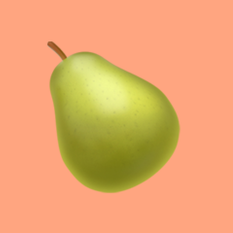 Pear emoji