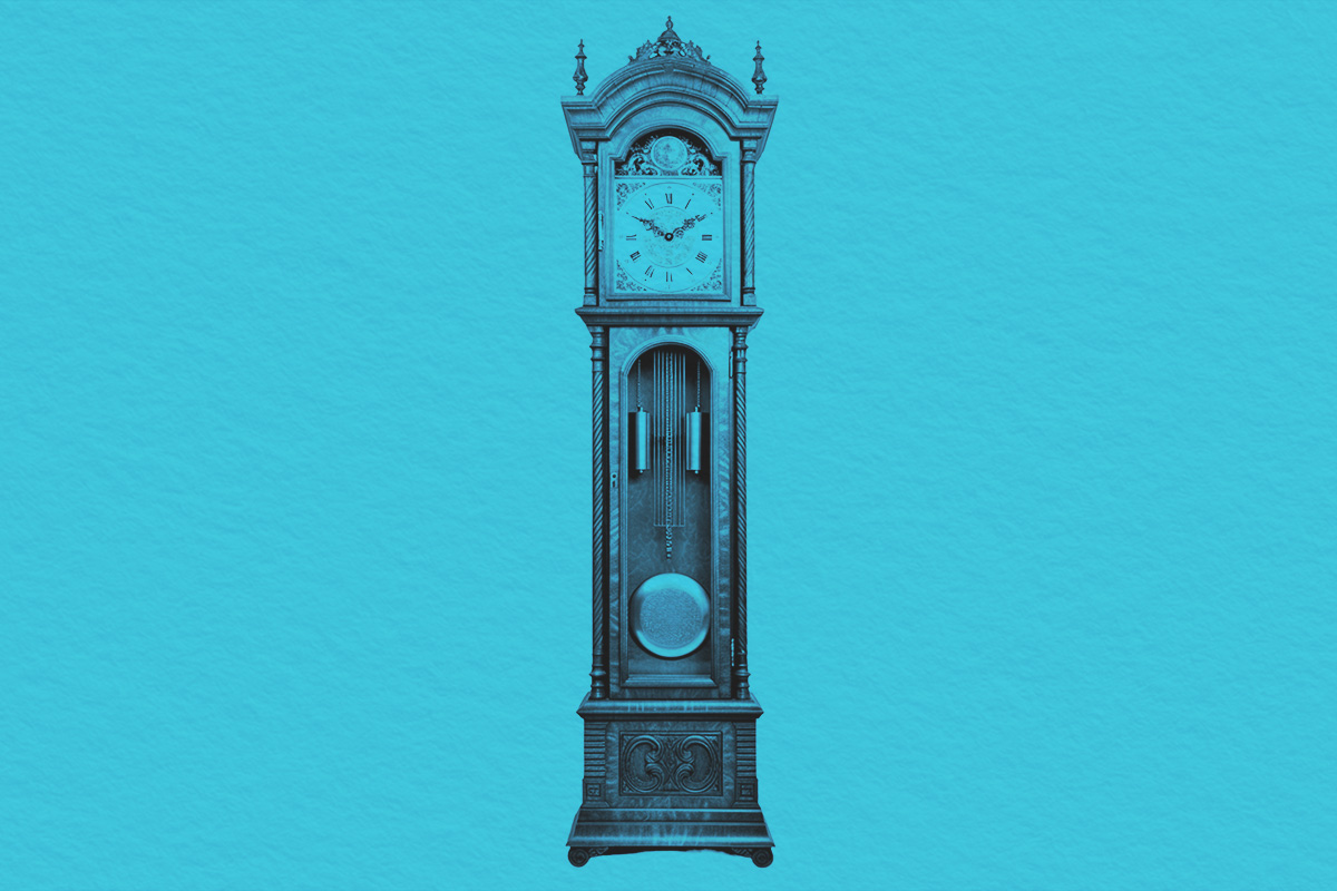 Wooden Grandfather Clock