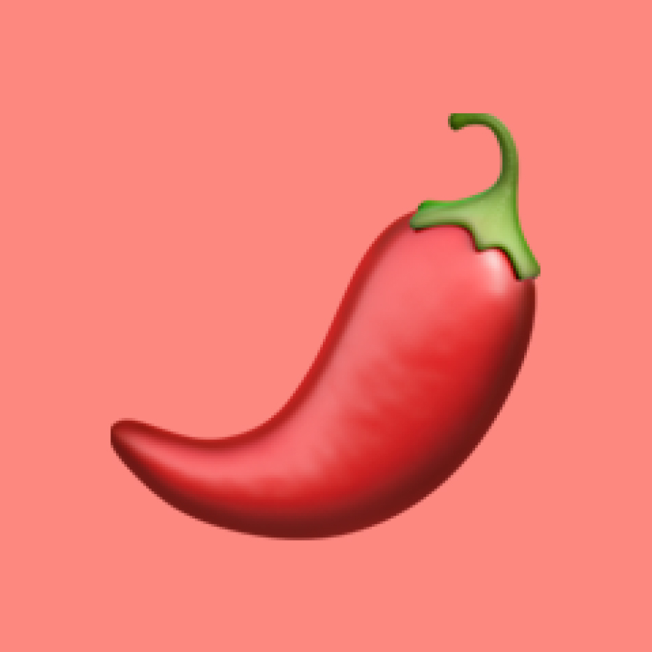 Hot pepper emoji