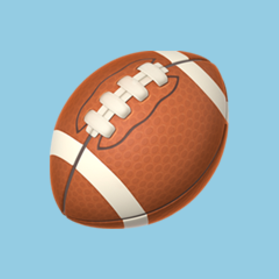 American football emoji