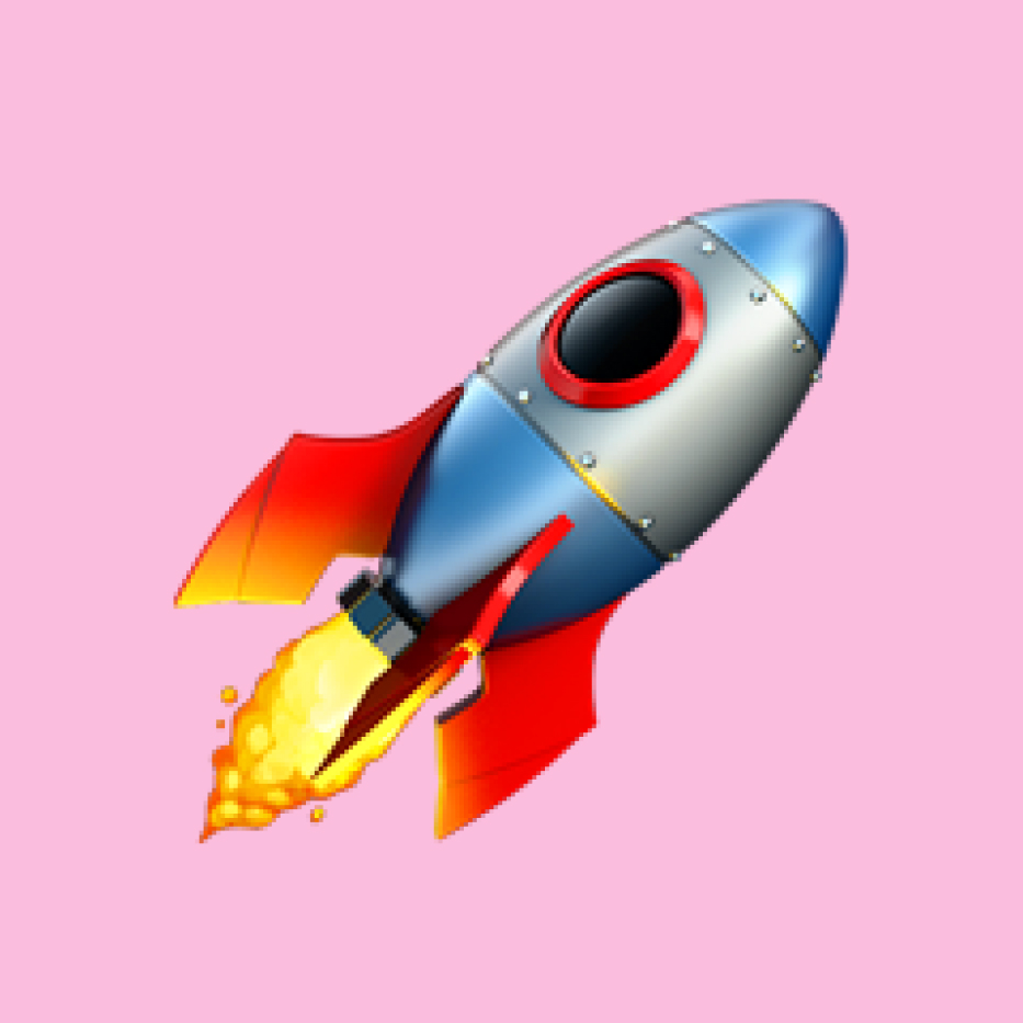 Rocket emoji