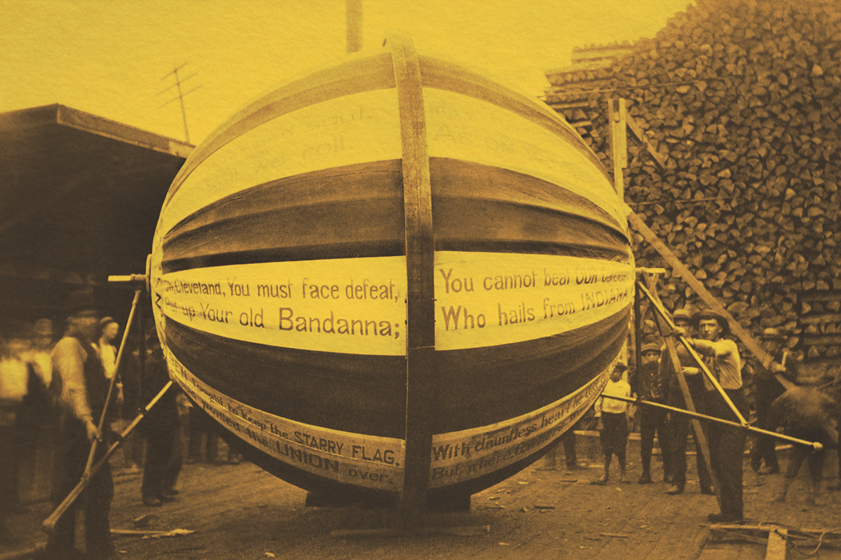 What Presidential Campaign Coined ‘Keep the Ball Rolling’?