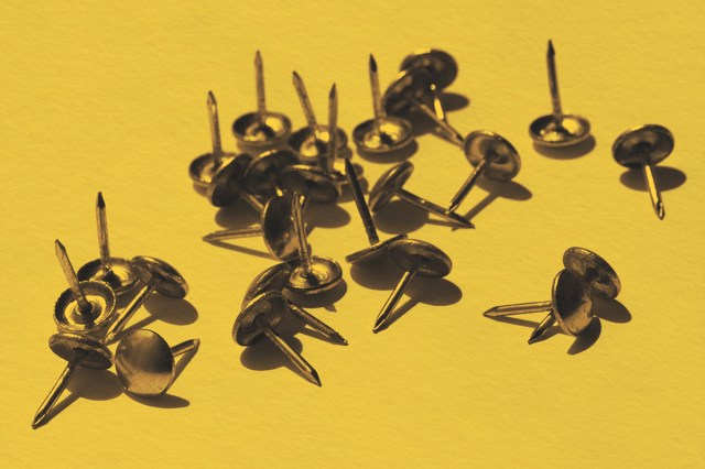 Push pin tacks