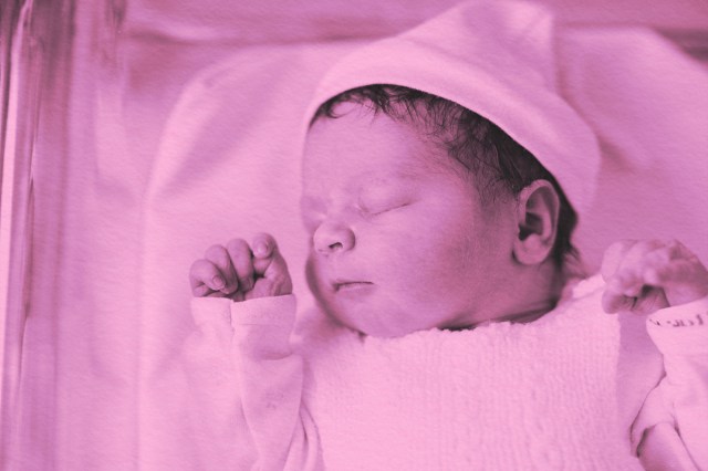 newborn baby at hospital